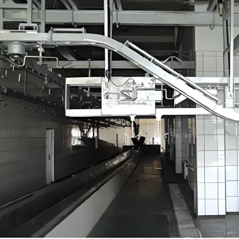 Double-U-steel-rail-type-bloodletting-overhead-conveyor